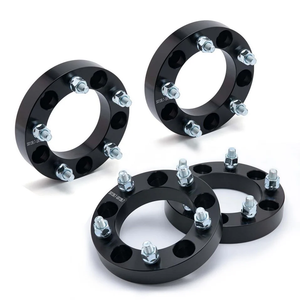 Espaciador de Rueda de Aluminio 4WD para Suzuki <span class=keywords><strong>Jimny</strong></span> Vitara 5X139.7/M12X1.25, Anodizado Duro en Negro, Grosor de 25 mm/35 mm - Product Image 5