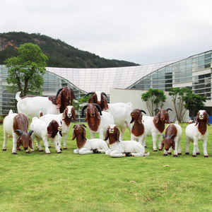 Gran oferta, escultura <span class=keywords><strong>de</strong></span> cabra <span class=keywords><strong>de</strong></span> resina para exteriores, granja, decoración a gran escala, escultura <span class=keywords><strong>de</strong></span> Animal personalizable - Product Image 2