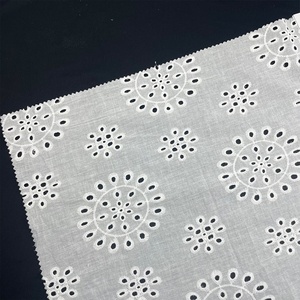 Yeni varış 60S * 60S 90*88 pamuk deliği nakış kumaş pamuk dantel kumaş İsviçre vual - Product Image 2