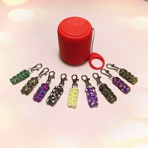 Handmade Paracord Keychain 7.5Cm Round Zinc Alloy Carabiner Fashion <b>Key</b> <b>Ring</b> For <b>Bag</b> Backpack Accessories Colorful - Product Image 2