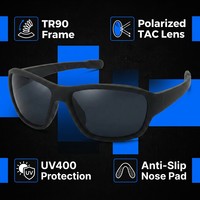 Lunettes de soleil pour hommes, lunettes de soleil de sport, de voyage et de loisirs, style classique et moderne.