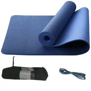 Aangepaste Logo Grootte Fitness Yoga Mat Dikte En Kleur Opties Coustmized Yoga Mat Voor Yoga Liefhebbers