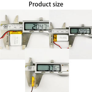 ベストセラー超薄型3.7V 402030 200mAhリポバッテリー充電式リチウムポリマーパウチセル（IoTセンサー・トラッカー用） - Product Image 2
