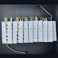 Module LED 10V 220V télécommandé, 6 LED, blanc, jaune, multi-puces, lumières modulaires pour hôtel, éclairage paysager