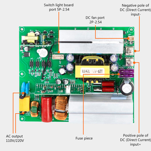 แผงวงจรหลักอินเวอร์เตอร์แปลงไฟบริสุทธิ์500วัตต์12V 24V 48V ถึง110V 220V 1000W แผงวงจรอินเวอร์เตอร์แบบเต็ม - Product Image 5