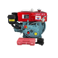 Moteur diesel monocylindre refroidi par eau Tengka S195 S1110 S1115 pour pompe d'irrigation et petit tracteur