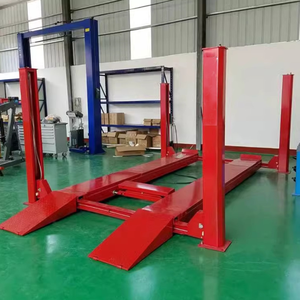 XIANXING Pont élévateur quatre colonnes pour voitures compactes, grands SUV et camions - Capacité 4T, hauteur de levage 1,7 m, entraînement hydraulique, déverrouillage manuel, garantie 10 ans - Product Image 1