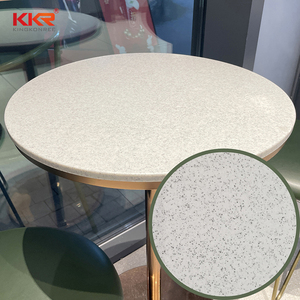 Thiết Kế Hiện Đại Sang Trọng Bàn Ăn Đặt Vòng Bàn Cà Phê Với Nhựa Bề Mặt Rắn Cho Nhà Thanh Lịch Đồ Nội Thất Nhà - Product Image 4