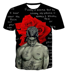 T-shirt in poliestere da uomo con stampa 3D trendy del rapper americano XXX, personalizzabile, popolare tra i fan, maglietta commemorativa R.I.P. - Product Image 3