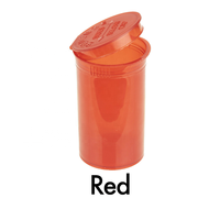 6 flacons en plastique colorés de 6 ml avec bouchon à pression pour capsules de médicaments, en PP, avec capuchon à clapet