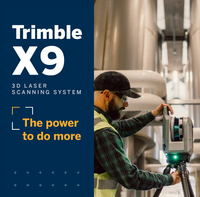 Trimble X9 Gps Base Gps Récepteur portable Équipement d'arpentage Prix Scanner 3d de haute précision de type caméra