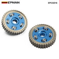 EPMAN 1 paire/unité d'engrenage de came pour Honda Civic D16A D-SERIES SOHC VTEC (bleu) EPCGD16