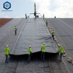 Revêtement de <span class=keywords><strong>piscine</strong></span> en PE-HD creusé pour le revêtement d'étang de barrage au Ghana - Product Image 3