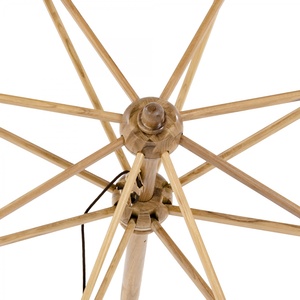 <span class=keywords><strong>Parasol</strong></span> de jardin extérieur Premier Large <span class=keywords><strong>Parasol</strong></span> en <span class=keywords><strong>bois</strong></span> de haute qualité avec design traditionnel en polyester - Product Image 5