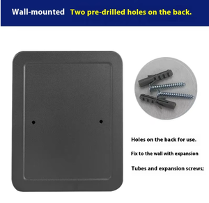 Armoire murale moderne en métal pour rangement de clés avec serrure à code à 6 chiffres pour agences immobilières et gestion de flotte de véhicules - Product Image 2