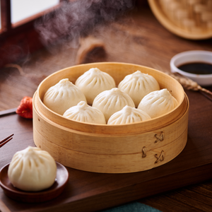 Sanquan, pain cuit à la vapeur salé et moelleux, à base de levain de pain ancien, (Xiao Long Bao), collation végétalienne en sachet - Product Image 2