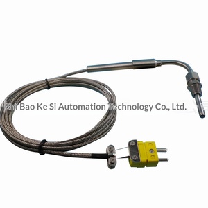 <span class=keywords><strong>Sensor</strong></span> Termopar Tipo K com Ponta Aberta e Conector Macho Amarelo, Sonda de Temperatura de Gás de Escape Modelo KEGT-1001 - Product Image 4
