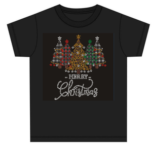 Caro Babbo Natale, loro sono i più cattivi! Trasferibili termici con strass natalizi brillanti, strass termoadesivi piatti in vetro. - Product Image 4