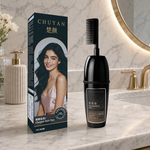 CHUYAN Scented Hair Color Comb Intensive Aromatic Care Fast 15-Min Coloring for Daily Hair Refresh Small Batch Wholesale Halal A - Product Image 1