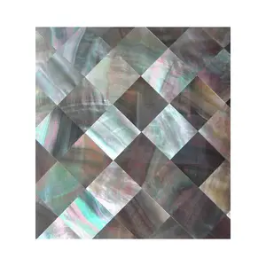 alternative design Black Lip Mother Of Pearl decorate Mirror/mother pearl shell mosaic wall tile