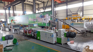 Extrusion Line for WPC Solid Door Board / Production Machine for WPC Solid Door Panel - Product Image 2