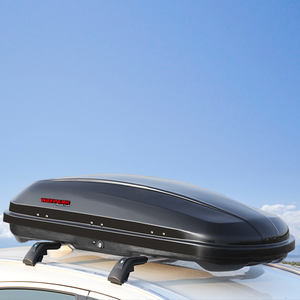 OEM/ODM Universal Customizable Logo Dual Side 400L Large Capacity ABS Car <strong>Roof</strong> Box Durable Luggage Box Cargo Carrier for Car SUV - Product Image 2