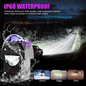 Nouvelle Arrivée Chenlang : Projecteur Bi-LED Super <span class=keywords><strong>Lumineux</strong></span> à Deux Faisceaux Laser Hi/Lo 150W/90W, Nouvelle Conception Optique à Coupe Plate, Ampoule <span class=keywords><strong>de</strong></span> Rétrofit - Product Image 4