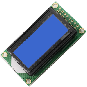0802LCD字符显示lcd 8*2线蓝屏黄绿屏灰屏LCM并行端口模块LCD - Product Image 5