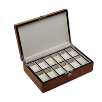 De Fabriek Van Hoge Kwaliteit 12 Horloges Houten Verpakkingsdoos Voor Verf Custom Ambachtelijke Horloge Houten Doos