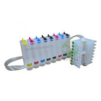 Système d'encre CISS CIS vide pour imprimante Epson Stylus Photo R1800 R800 avec puce de réinitialisation automatique T0540