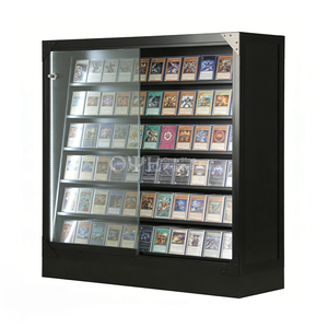 Support de cartes de jeu en acrylique avec éclairage LED, cadre métallique, vitrine d'exposition pour cartes de sport à collectionner - Product Image 6