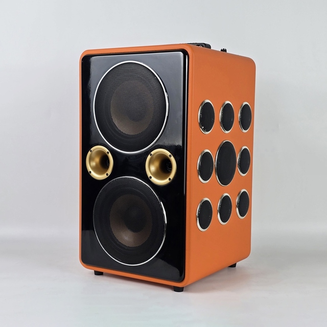 CH-A626 Speaker Dual 6.5 Inch DJ TWS Party Speaker With Microphones Powered Speaker