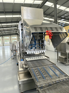 Línea de Producción de Nuggets de Pollo Estilo <span class=keywords><strong>KFC</strong></span>/McDonald's, Automática, con Formación, Empanado, Fritura, Congelación IQF y Empaquetado - Product Image 6