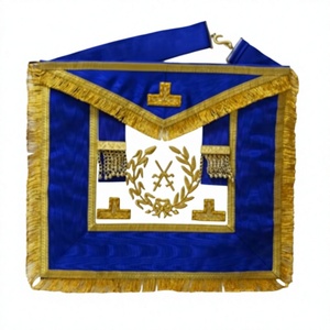 Insignias Promocionales Grand Rank Sword Bearer de Cuero con Lentejuelas Magnéticas en Forma de Estrella, Botón Circular de Tamaño Personalizable, Bordadas a Mano - Product Image 1