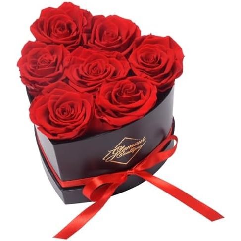 7 roses rouges