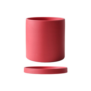Vaso di fiori carnoso smaltato resistente dal Design classico rustico in ceramica 9x9cm per uso Desktop e <span class=keywords><strong>giardino</strong></span> - Product Image 6