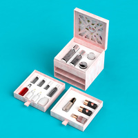 Elegante Scatola Regalo per Gioielli a Doppio Cassetto, Personalizzazione di Lusso, Servizio di Evasione Ordini per Cosmetici
