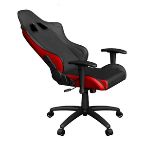 Chaise de jeu ergonomique personnalisée en cuir PU, avec accoudoirs 2D, coussin cervical, pivotante et inclinable, pour ordinateur, directement de l'usine - Product Image 2