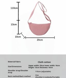 Bolso de Hombro Pequeño de Nylon Multicolor Estilo Dumpling, Ligero y Moderno para Mujer - Product Image 2