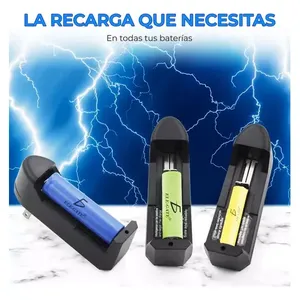 Caricabatterie 3 pezzi per 18650 17670 14500 10440 batterie