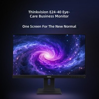 Lenovo 2026 Terlaris E24-40 Layar 23,8 inci 99% SRGB Gamut Warna Profesional 100Hz Antarmuka HDMI+DP+VGA