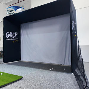 Enceinte de simulateur de <span class=keywords><strong>golf</strong></span> Mobi pour la pratique du <span class=keywords><strong>golf</strong></span> en intérieur, filets de frappe portables pour l'entraînement au <span class=keywords><strong>golf</strong></span> à domicile, enceinte pour les événements - Product Image 5
