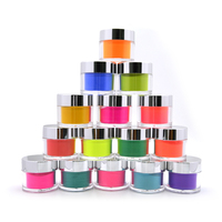 Poudre à ongles professionnelle en gros, séchage rapide, couleur scintillante, poudre à trempage brillante à retirer par trempage