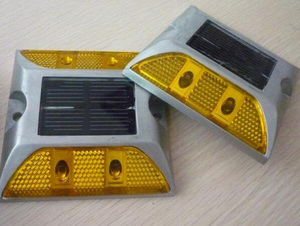 <span class=keywords><strong>Reflector</strong></span> LED solar de doble cara, luz de tierra de carretera intermitente - Product Image 3