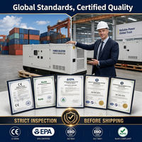 CE EPA 150 kVA 20kW 50kW Super Leiser Schallgedämmter Cummins Dieselgenerator 3-Phasen 400V 50/60Hz Industrieller Notstrom-Generatorsatz