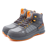 Bottes de travail MaxiTough pour la construction et la randonnée, imperméables, en cuir microfibre, avec embout en fibre de verre, semelle extérieure en PU, logo personnalisé