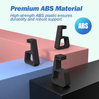 Support horizontal en ABS pour console de jeu PS4, PS4 Slim, PS4 Pro, avec design antidérapant, support de refroidissement, base, support peu encombrant