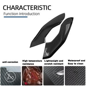 Paneles laterales de tanque de combustible de motocicleta de fibra de carbono Real, protectores de carenado inferior para <span class=keywords><strong>BMW</strong></span> S1000 R S <span class=keywords><strong>1000R</strong></span> 2021 2022 2023 2024 - Product Image 2