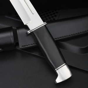 Couteau en acier inoxydable personnalisé BK, manche en bois, multifonctionnel, portable, avec clip ceinture, OEM/ODM pris en charge, modèle LS105, garantie 1 an - Product Image 4