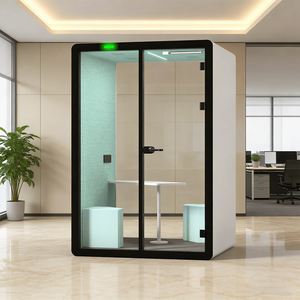 Çok Fonksiyonlu <span class=keywords><strong>Modern</strong></span> İç Mekan Ses Geçirmez Telefon Kulübesi Ofis Telefon Kulübesi Hareketli Ses Geçirmez Ofis Akustik Kulübesi Toplantı Bölmesi - Product Image 2